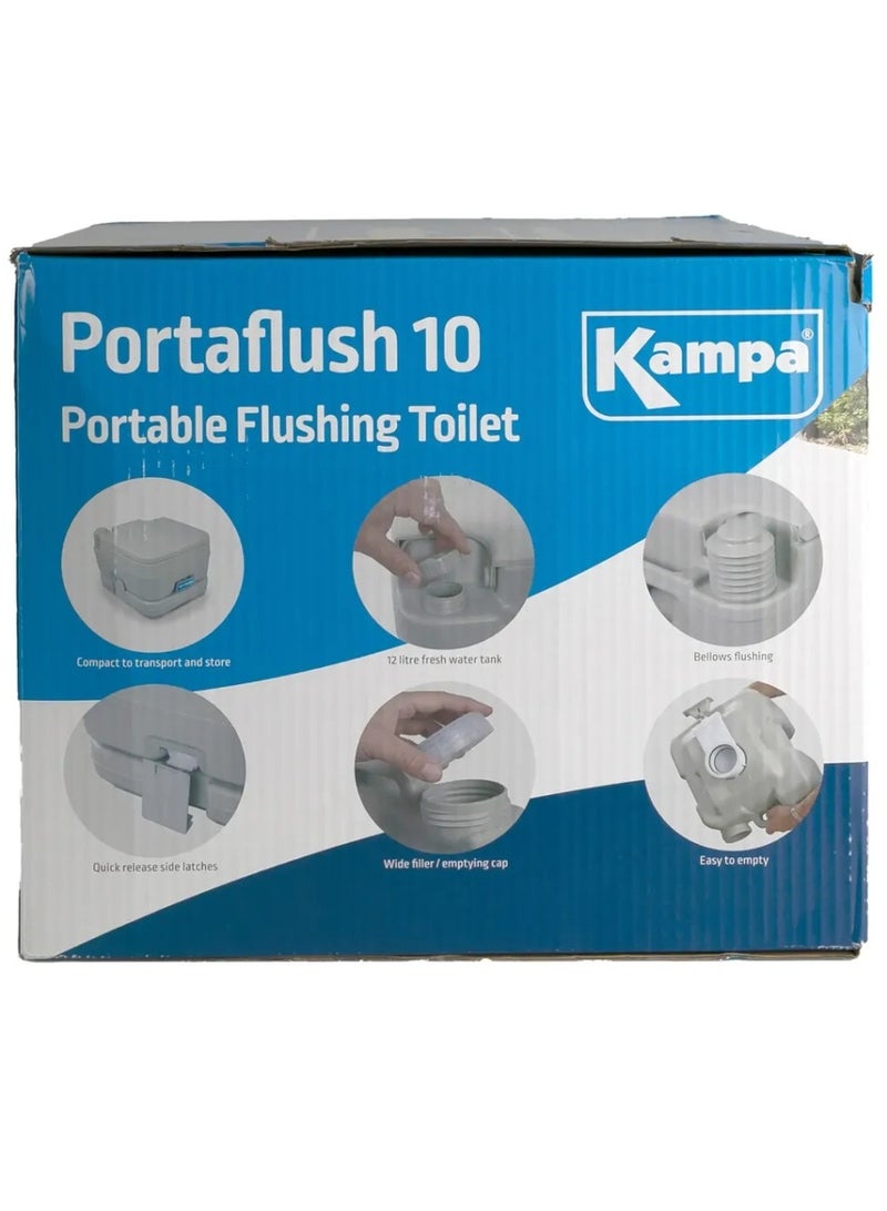 KAMPA Portaflush 10 Portable Camping Toilet