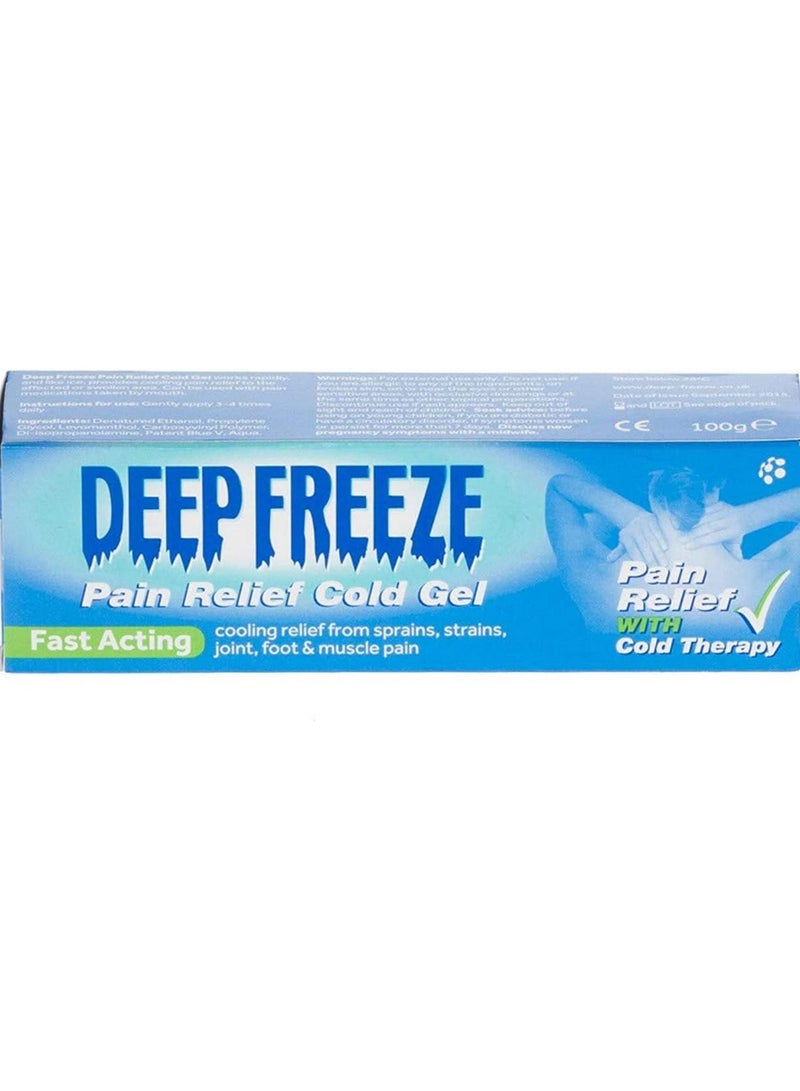Deep Freeze Pain Relief Cold Gel 100 G