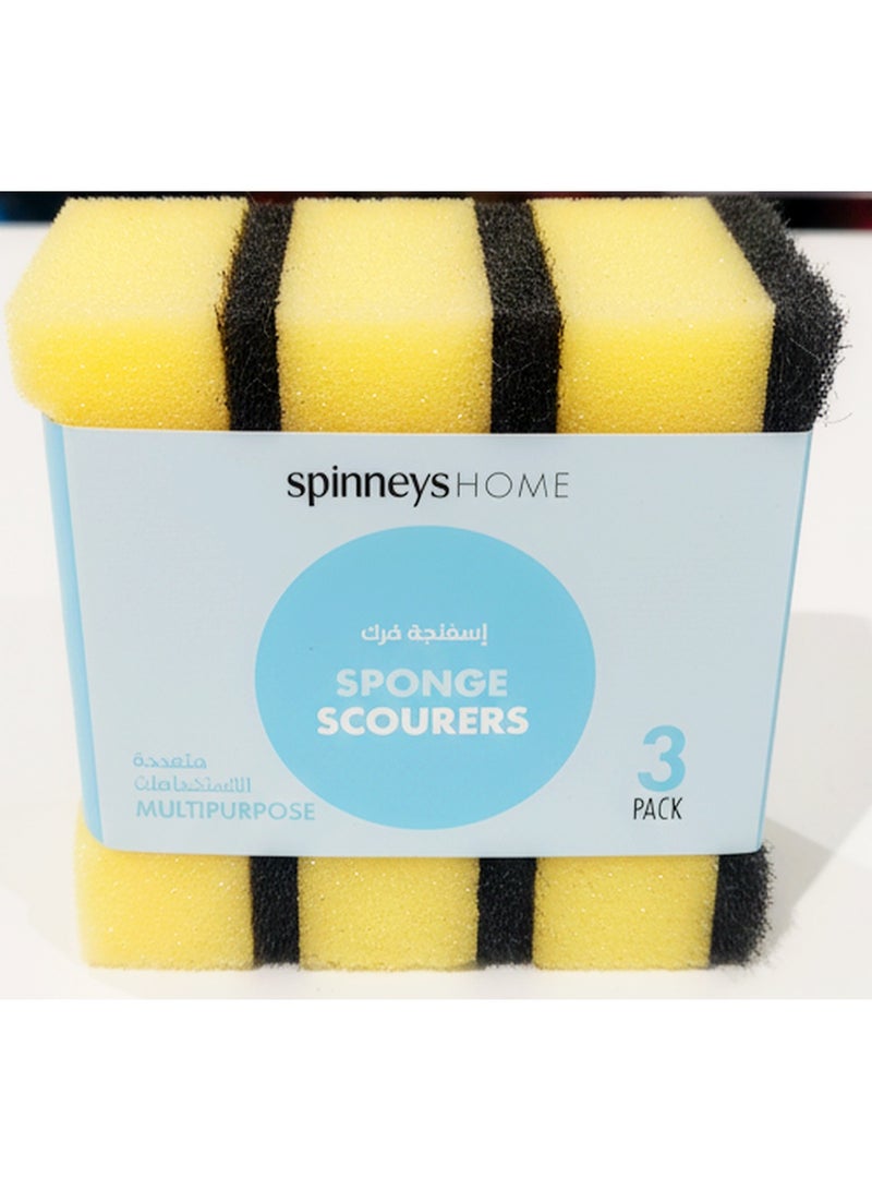 SPINNEYSHOME Sponge Scourers Pack of 3