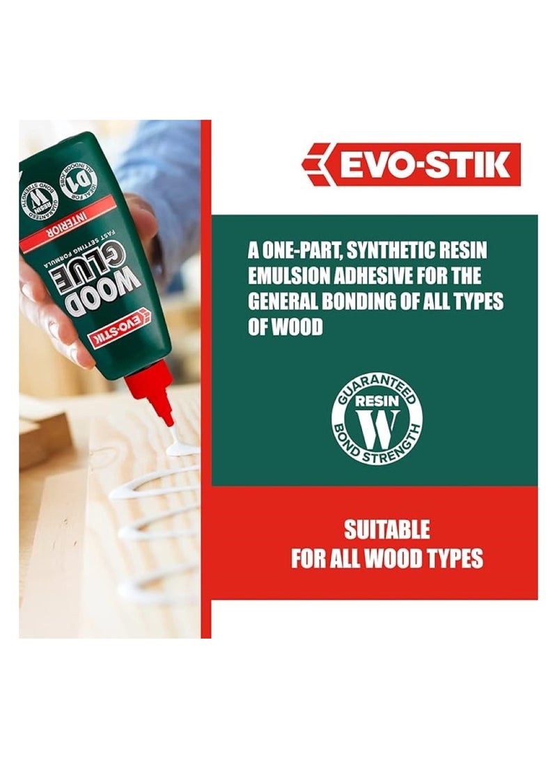 EVO-STIK Wood Glue Extra Strong Fast Setting 125ml