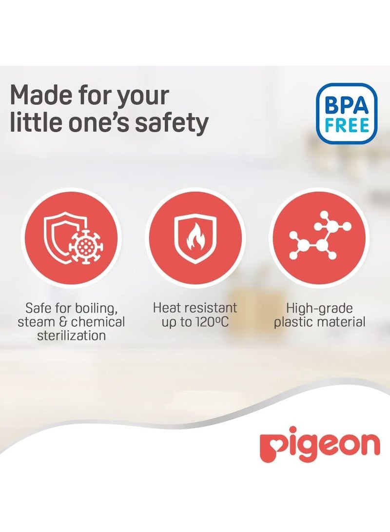 Pigeon Do-It-Myself Plate Red for Toddlers