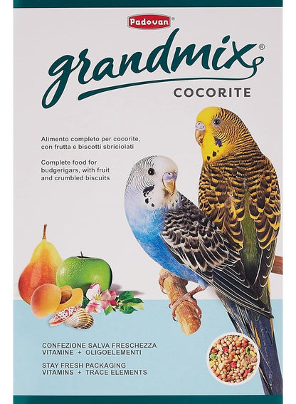 Premium Padovan Grandmix Cocorite 1Kg for Small Parrots