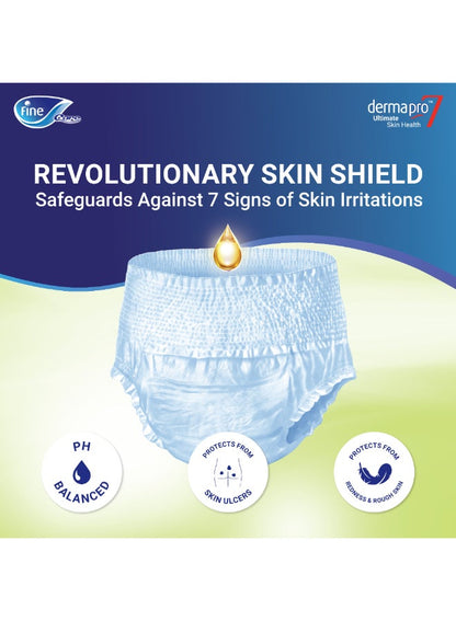 Fine Care Incontinence Pull-Up Diapers Medium