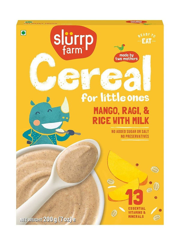 Slurrp Farm Mango Ragi & Rice Cereal for Little Ones