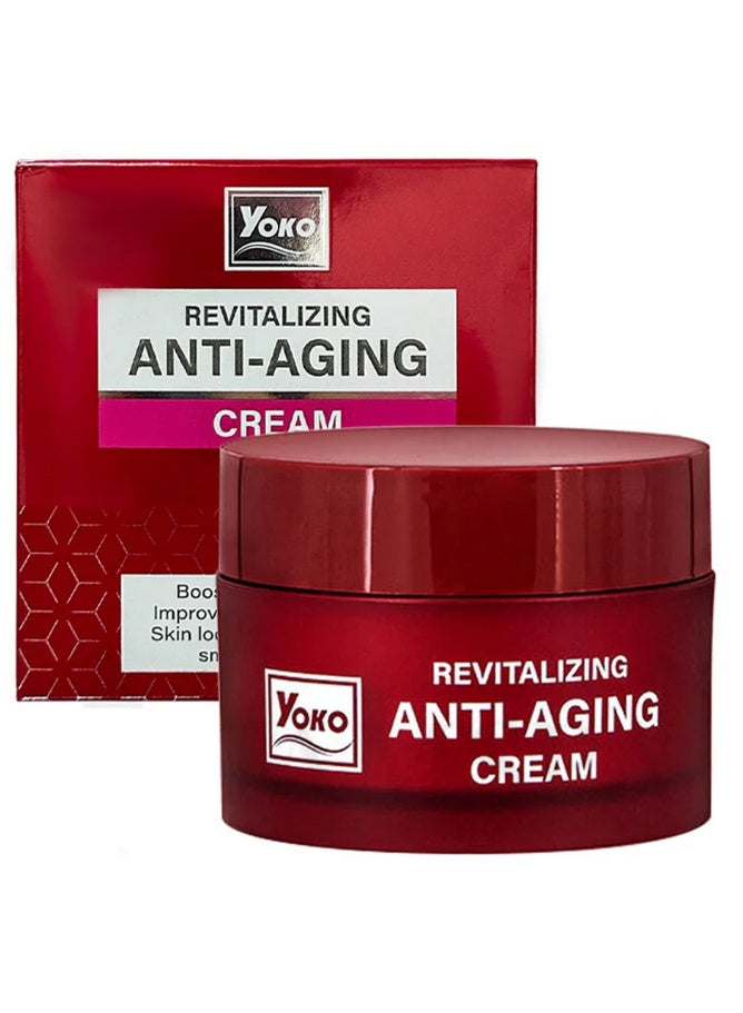 anti-aging cream, area face, cool dry, cream net, dry place, even skin, free yes, revitalizing anti-aging, revitalizing anti-aging cream, sensitive skin, skin key, skin tone, skin type, skincare, yoko