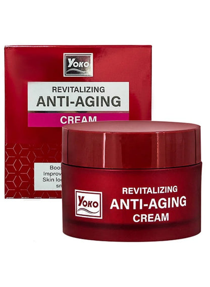 anti-aging cream, area face, cool dry, cream net, dry place, even skin, free yes, revitalizing anti-aging, revitalizing anti-aging cream, sensitive skin, skin key, skin tone, skin type, skincare, yoko