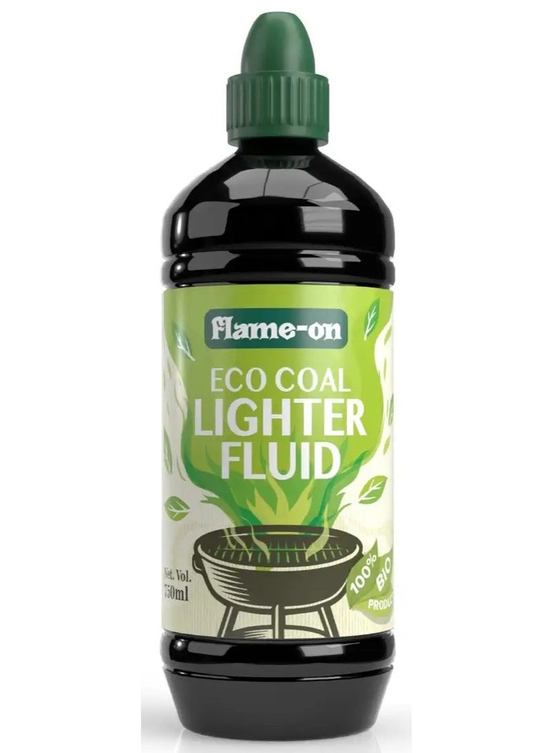 Eco Coal and Fire Lighter Fluid 750 ML - Flame-On
