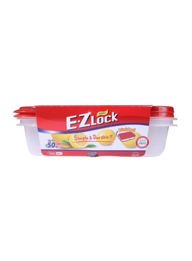 LOCK & LOCK E.Z Lock Airtight Food Storage Containers