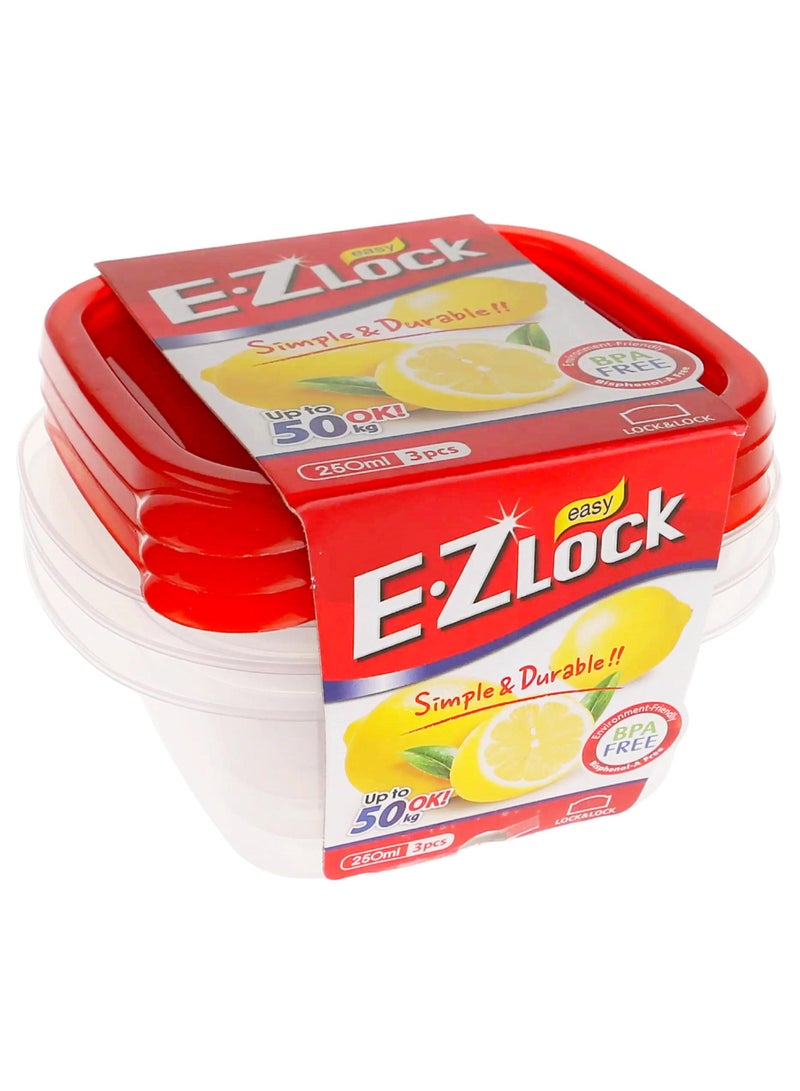 LOCK & LOCK E.Z Lock Food Storage Containers Set