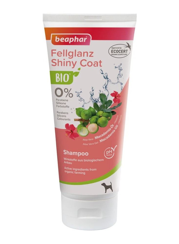 Beaphar Bio Cosmetic Shiny Coat Dog Shampoo 200ml