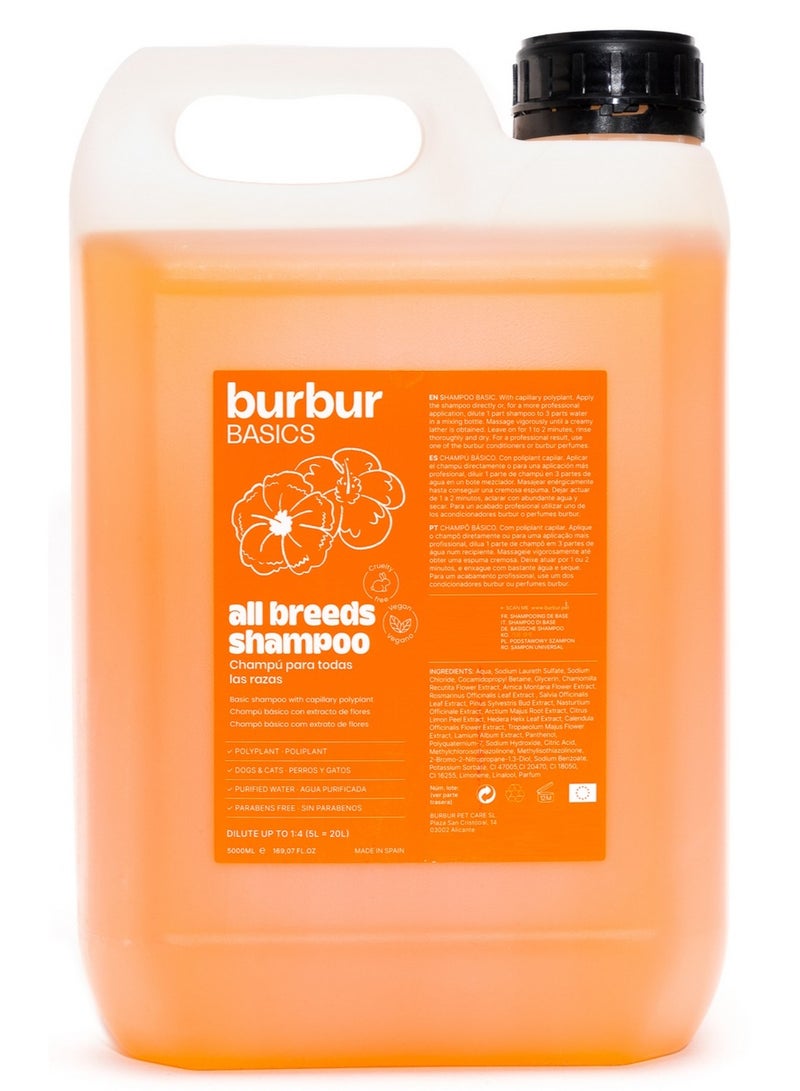 Burbur Basic All Breeds Shampoo 5L
