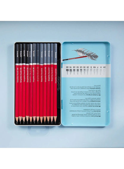 Mont Marte Signature Graphite Pencils 12Pc