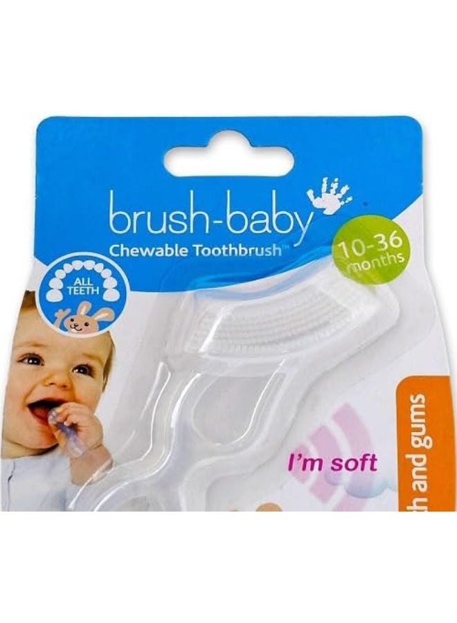 Brush-Baby Chewable Toothbrush & Teether for Babies