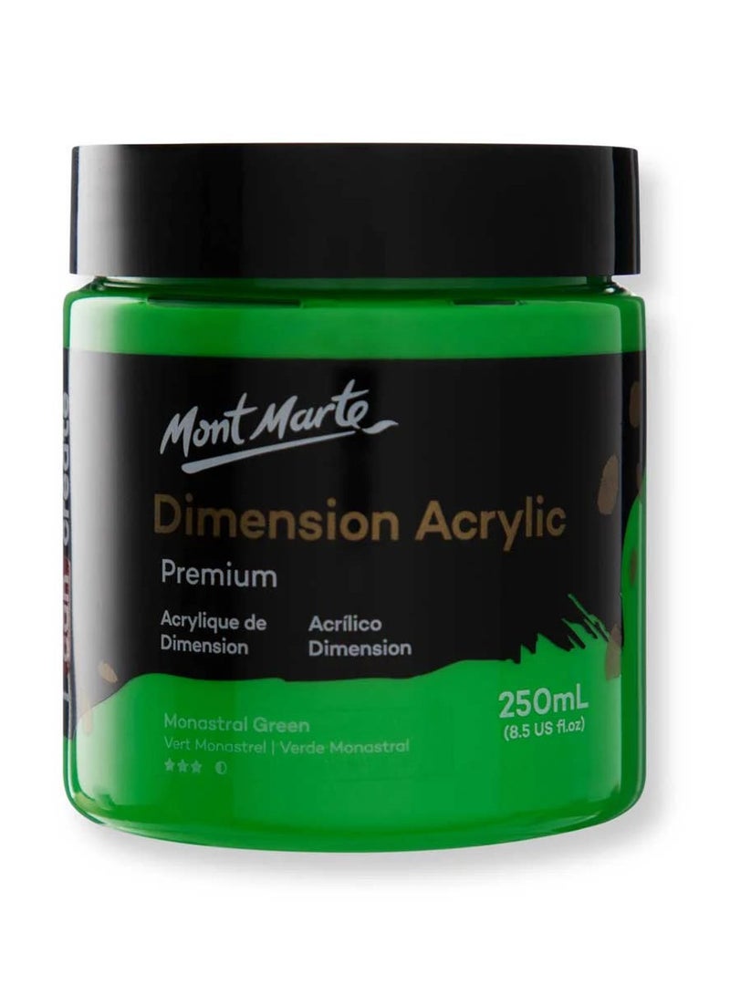 Mont Marte Dimension Acrylic Monastral Green 250ML