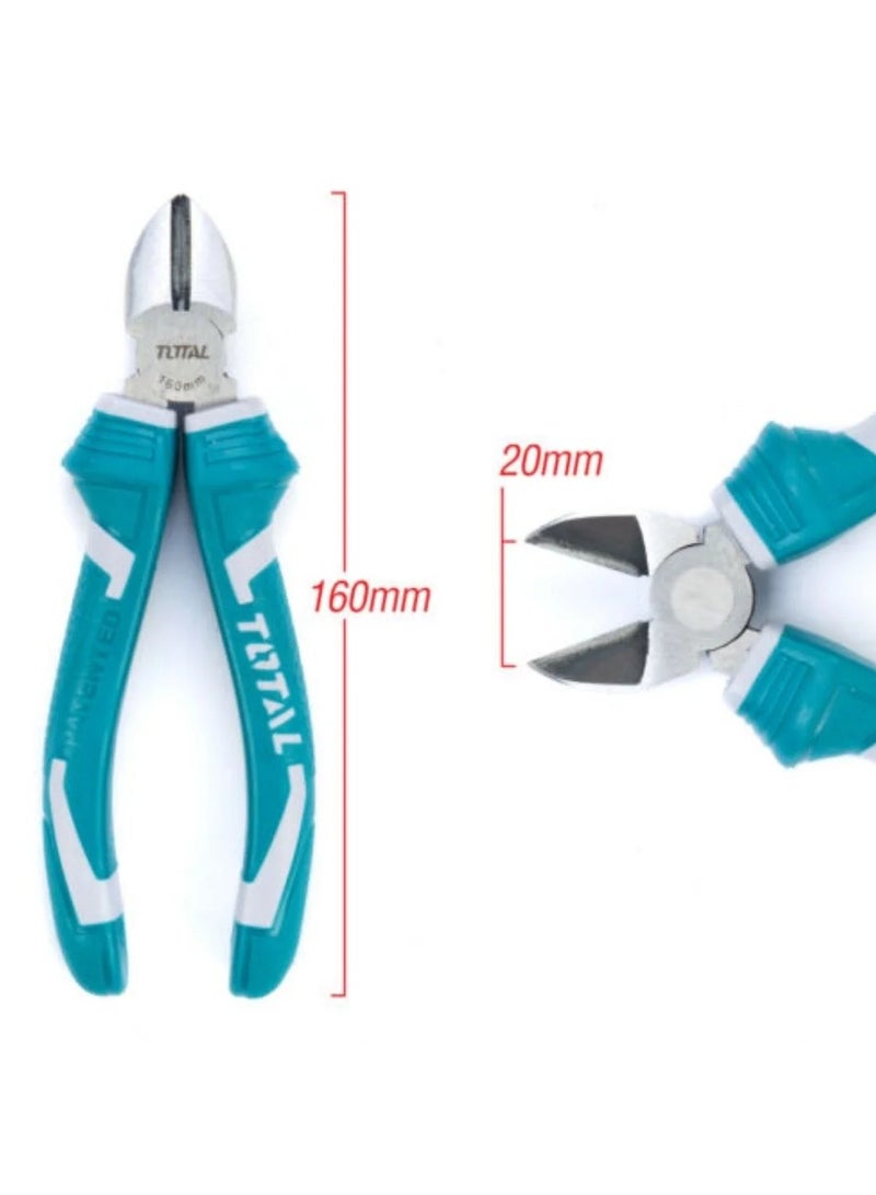 TOTAL Diagonal Cutting Pliers 6 Inch 160 MM