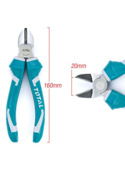 TOTAL Diagonal Cutting Pliers 6 Inch 160 MM