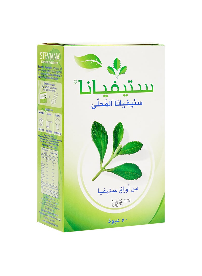 Steviana Sweetener 50 Sachets