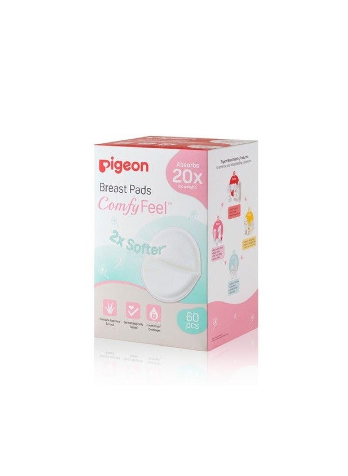 Pigeon Brest Pads Comfy Feel 60 Pcs