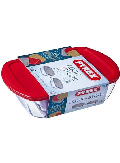PYREX 2-Piece Cook & Store Container Set