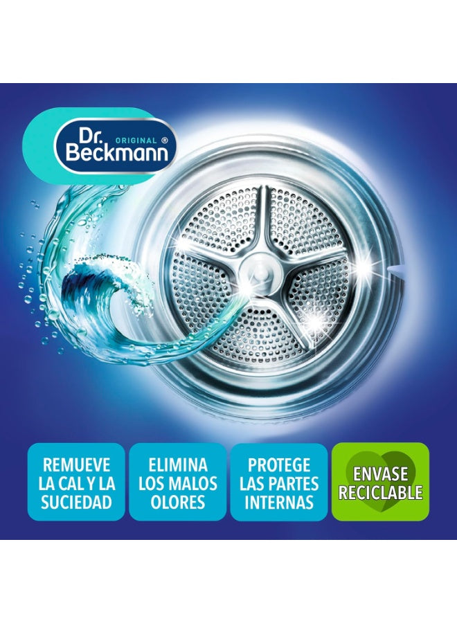 dr beckmann,machine care,care cleaner,metal rubber,rubber parts,odour removal,carbon formula,lifespan odour,protects metal,washing machine,activated carbon,formula prolongs,removal protects,deep maintenance,cleaner activated