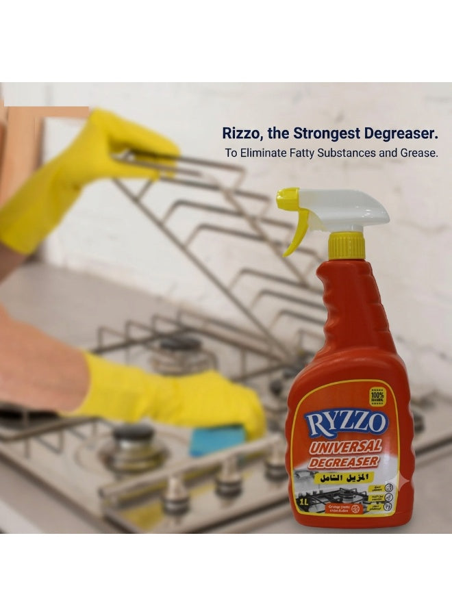 all purpose, cool dry, dry place, every day, multi purpose, note keep, oil grease, oil grime, orange scent, orange scent universal, ryzzo, scent universal, scent universal degreaser, tough oil, universal degreaser