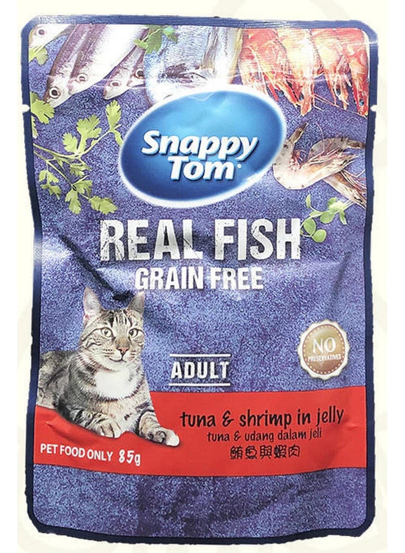 Snappy Tom Tuna & Shrimp Catfood 85g
