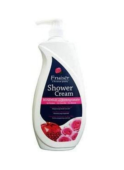 Fruiser Shower Cream Rose Milk with Pomegranate 1000 Ml