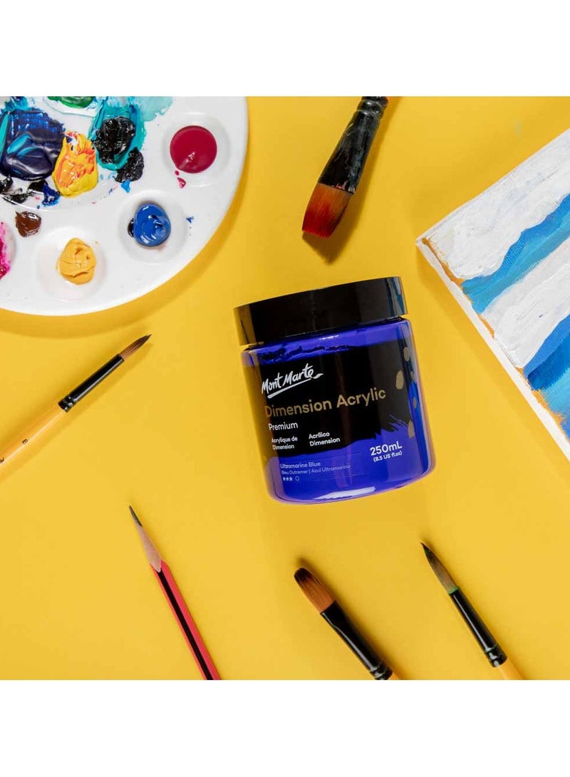 Mont Marte Ultramarine Blue Acrylic 250ML