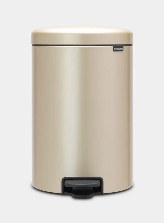 Brabantia Newicon Pedal Bin 20L Metallic Gold
