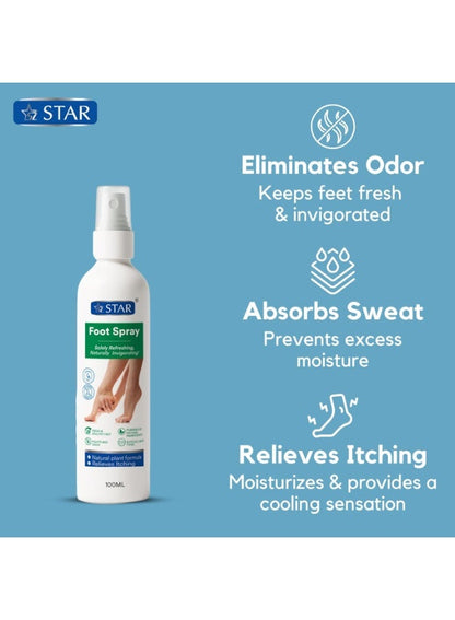 Star Foot Spray for Fresh Feet by Star