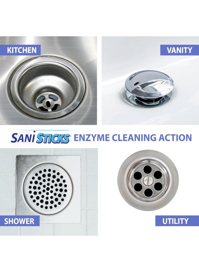 Sani Sticks Drain Cleaner 24 Count - Sani Sticks