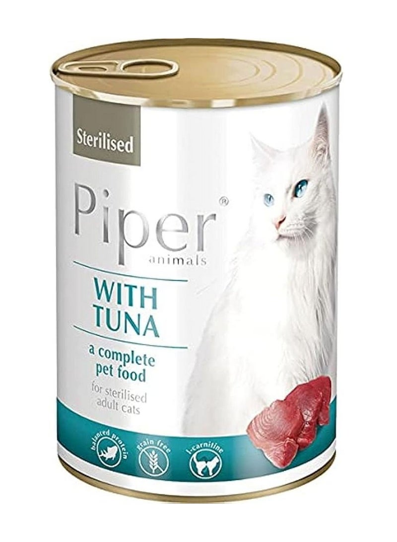 Premium Cat Food with Tuna - Piper Animals