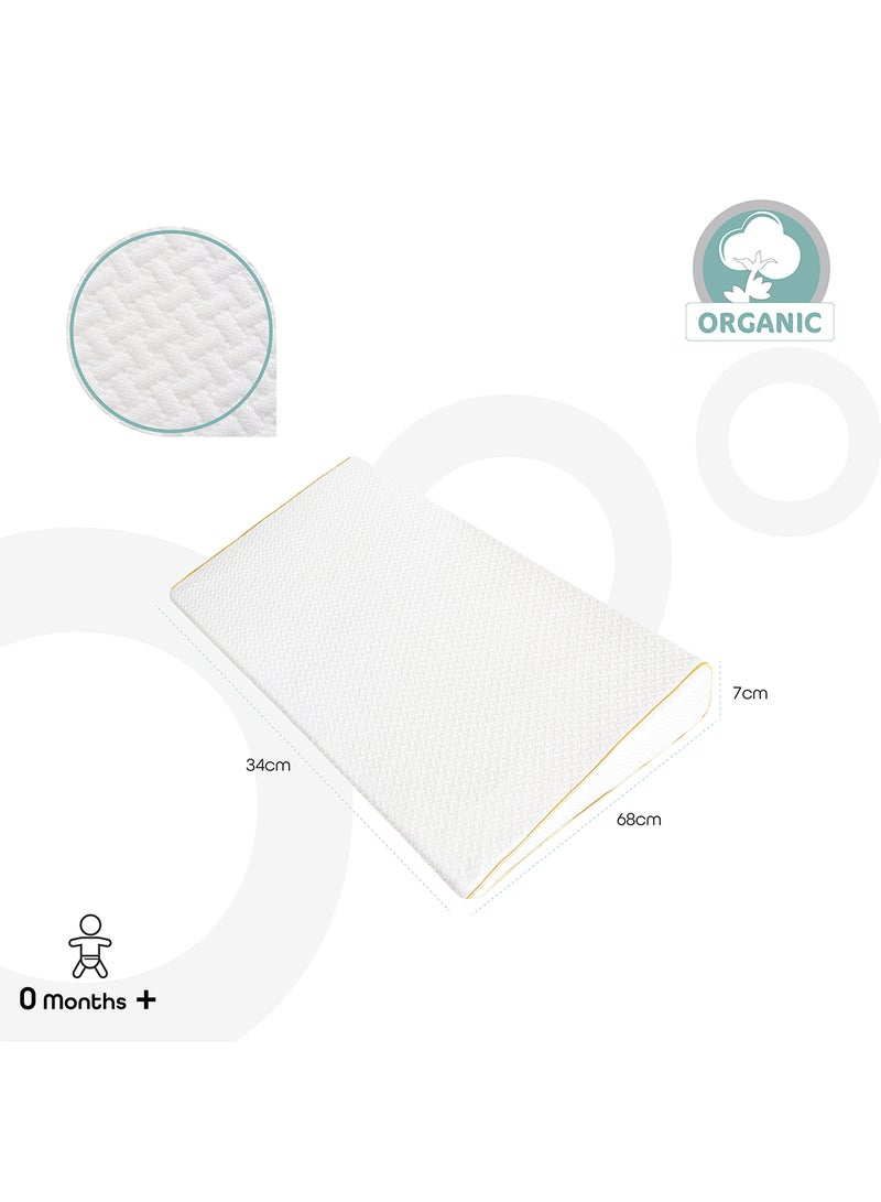 Moon Universal Crib Wedge With Organic Fabric