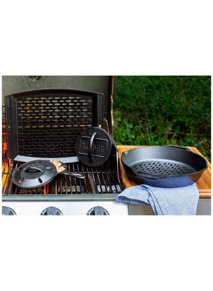 Lodge Cast Iron Grill Topper 15x12 Inch
