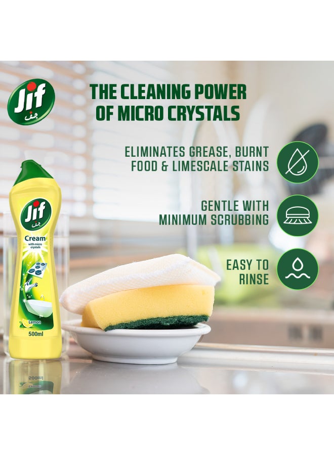 Jif Cream Cleaner with Micro Crystals 500ml
