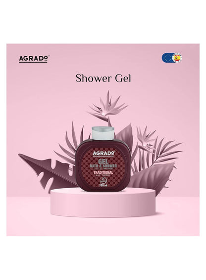 AGRADO Traditional Bath And Shower Gel 750 ML