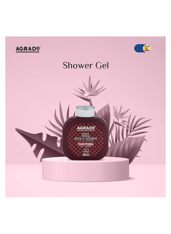 AGRADO Traditional Bath And Shower Gel 750 ML