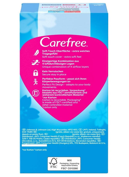 Carefree Cotton Feel Fresh Scent Panty Liners