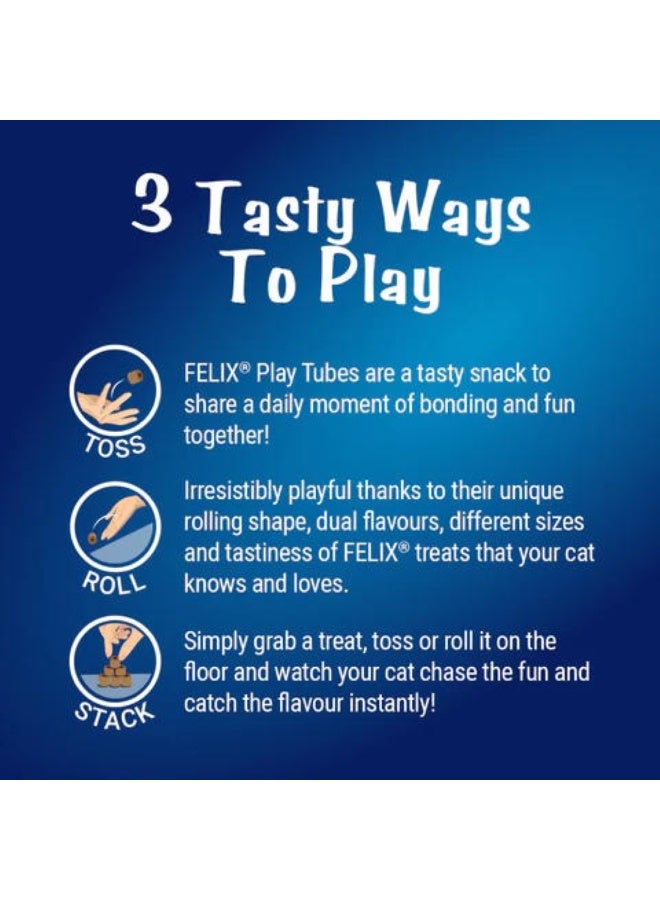 Purina Felix Play Tubes Tuna & Crab Cat Treats