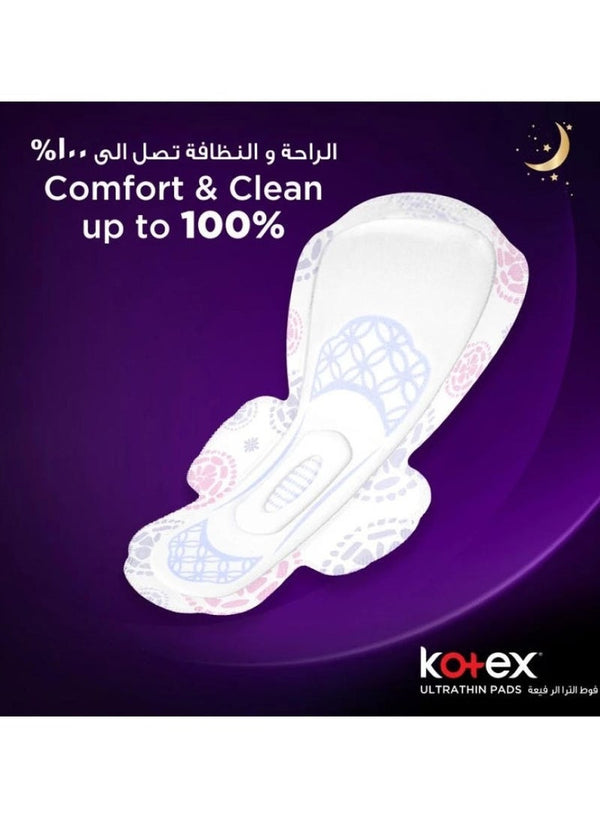 Kotex Ultra Thin Overnight Pads, 14 Count