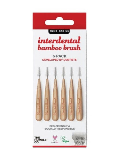 The Humble Co. Interdental Brush Bamboo Size 2