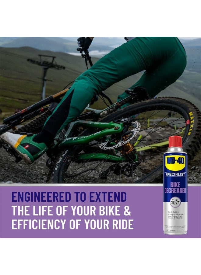 acting specialist, acting specialist bike, bike degreaser, cool dry, dry place, fast acting, fast acting specialist, keep away, name fast, oil dirt, oil grime, parts key, specialist bike, specialist bike degreaser, wd-40