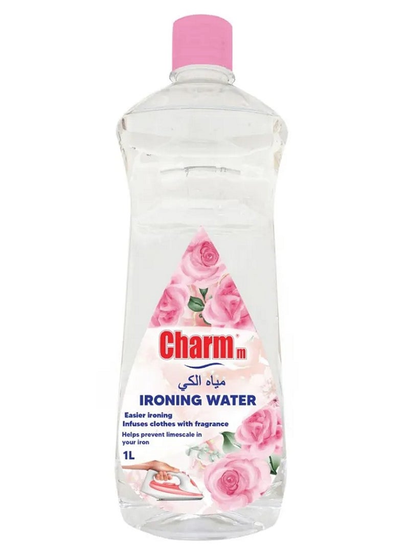CHARMM Ironing Water Rose 1L for Effortless Ironing