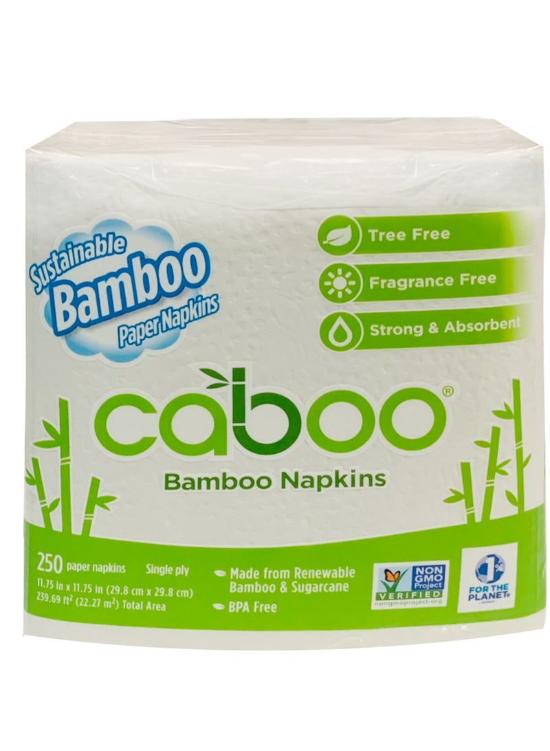 Caboo Table Paper Napkin 250 Sheet - Premium Bamboo