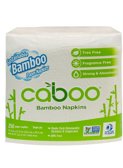 Caboo Table Paper Napkin 250 Sheet - Premium Bamboo