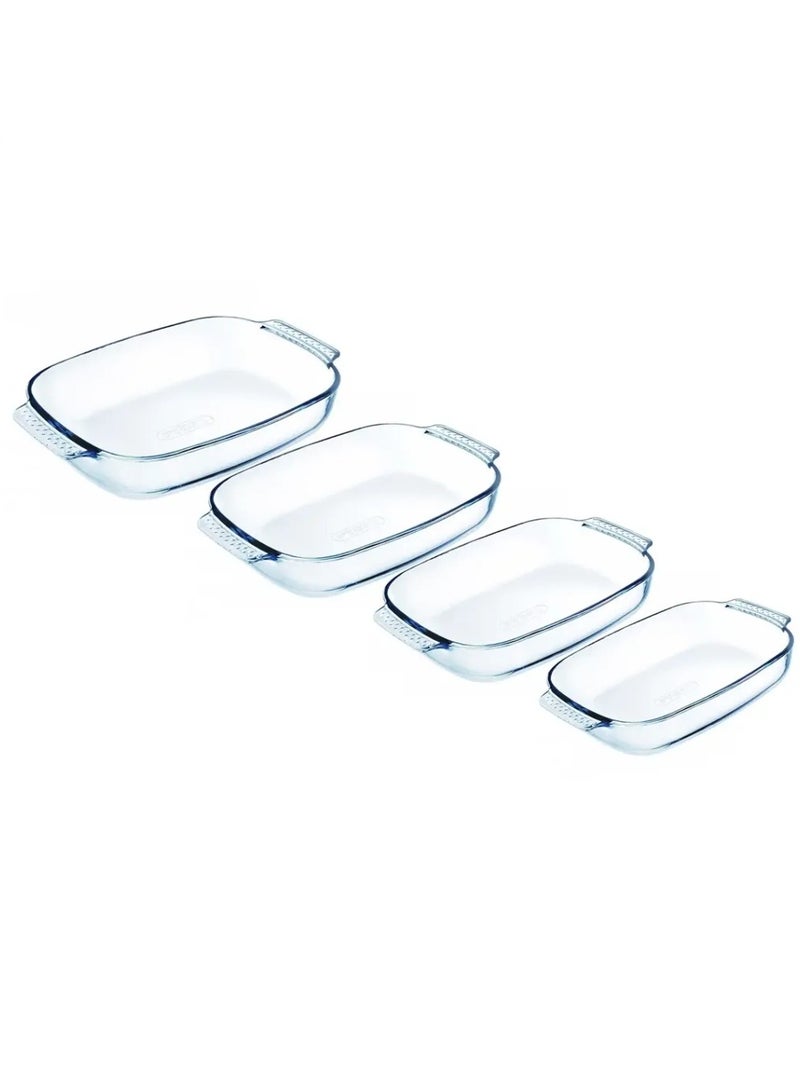 Premium PYREX 4 Piece Roaster Set