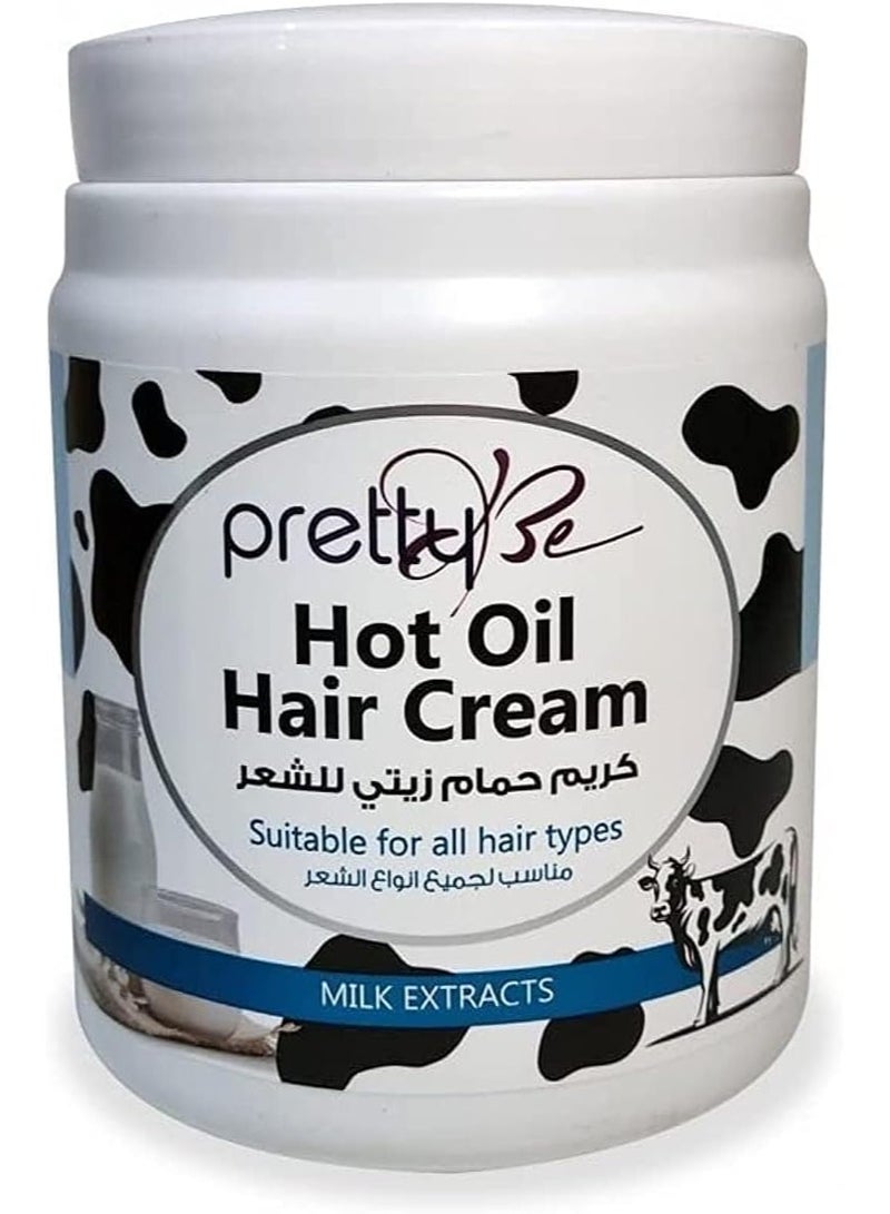 Pretty Be Hot Oil Hair Cream with Milk Extracts 1000 ML