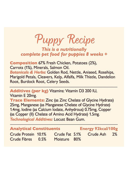 Lily's Kitchen Wet Dog Tray Puppy Recipe Chicken 150g