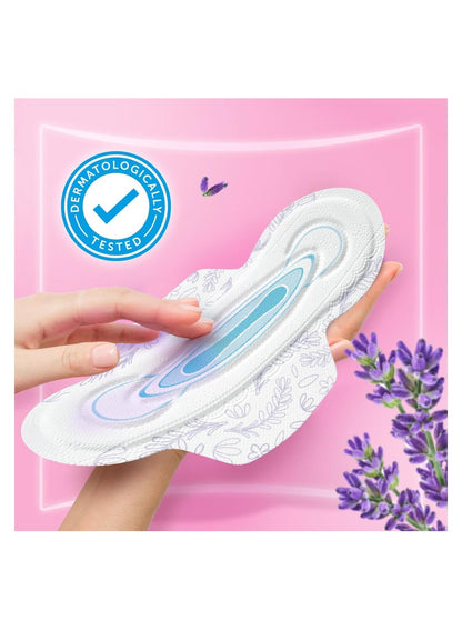 Always Skin Love Pads Lavender Maxi Thick 10 Count
