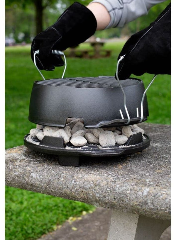 Lodge 12 Inch Cast Iron Kickoff Grill